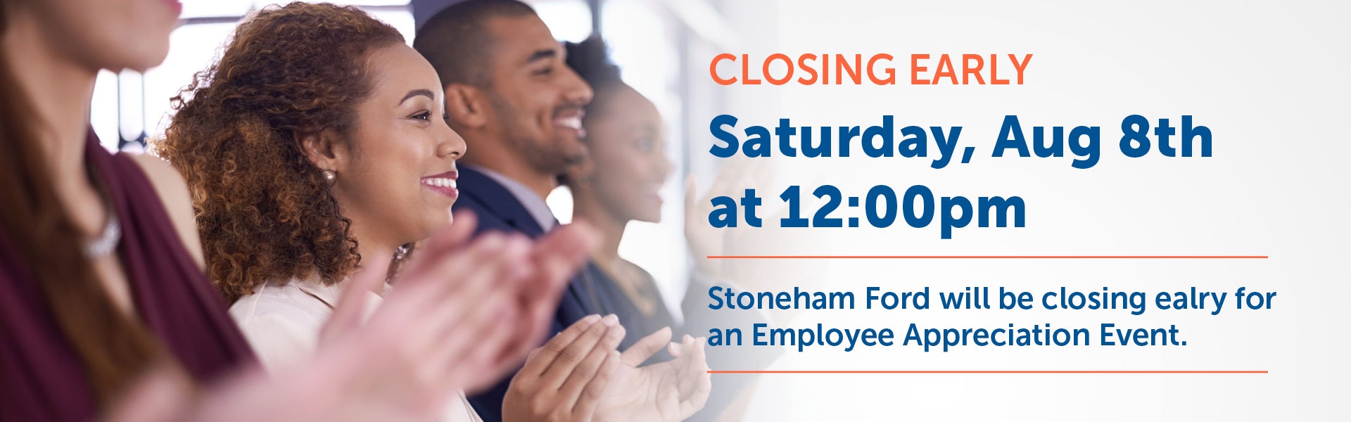 Stoneham Ford - Employee Appreciation Event - Sat. 8/8/2026