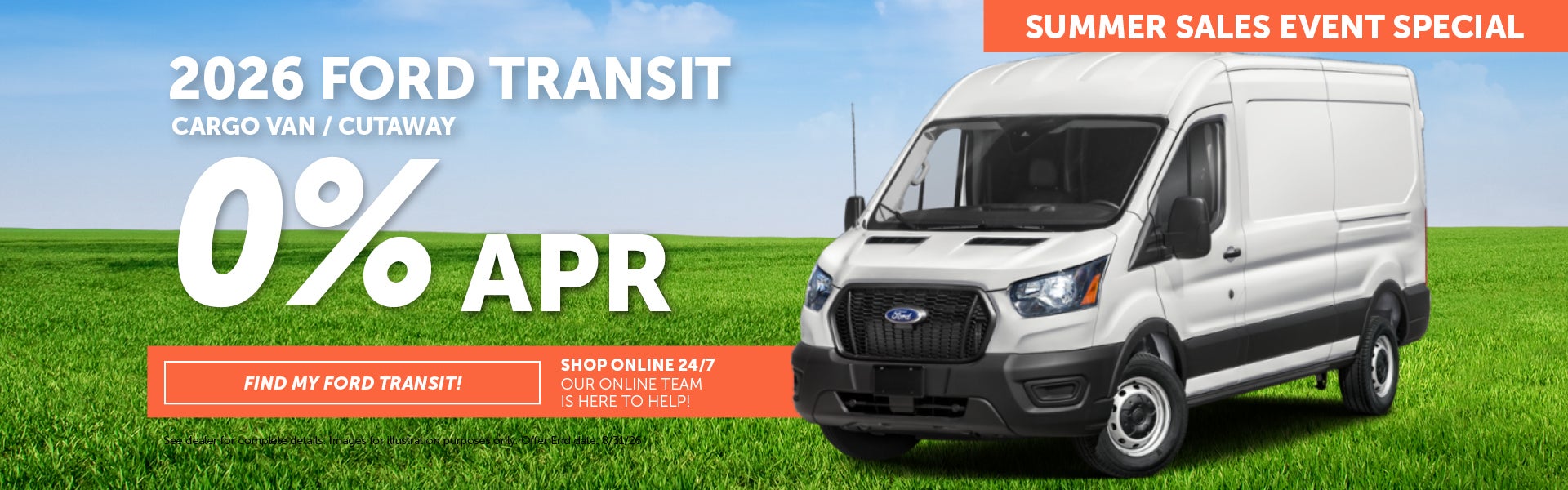 Stoneham Ford - 2026 Ford Transit Cargo / Cutaway- August 26
