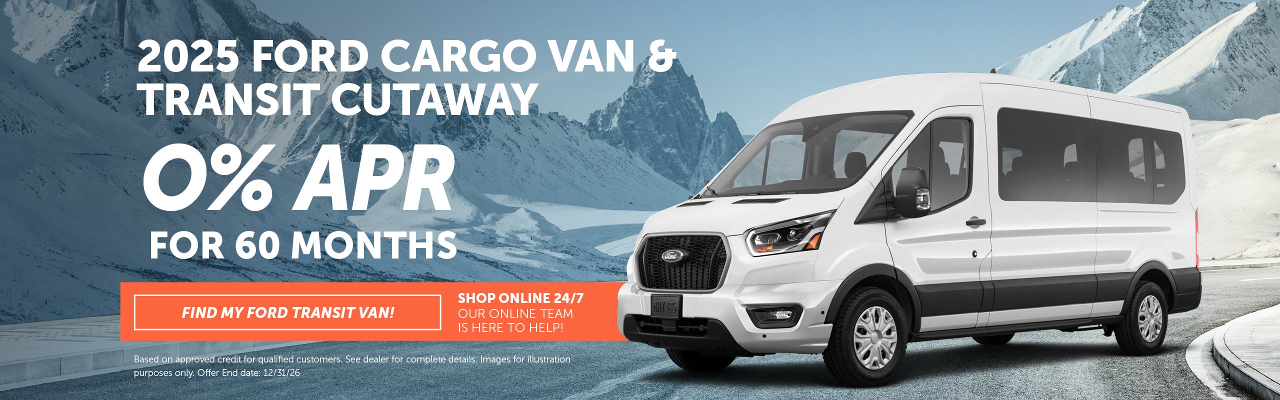 2025 Ford Cargo Van & Transit Cutaway