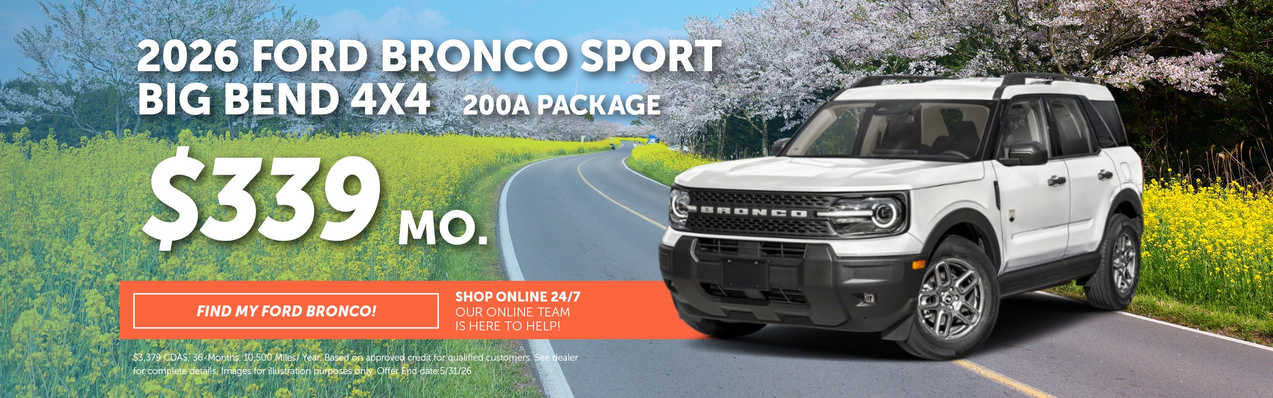 2026 Ford Bronco Sport Big Bend 4x4 - May 2026