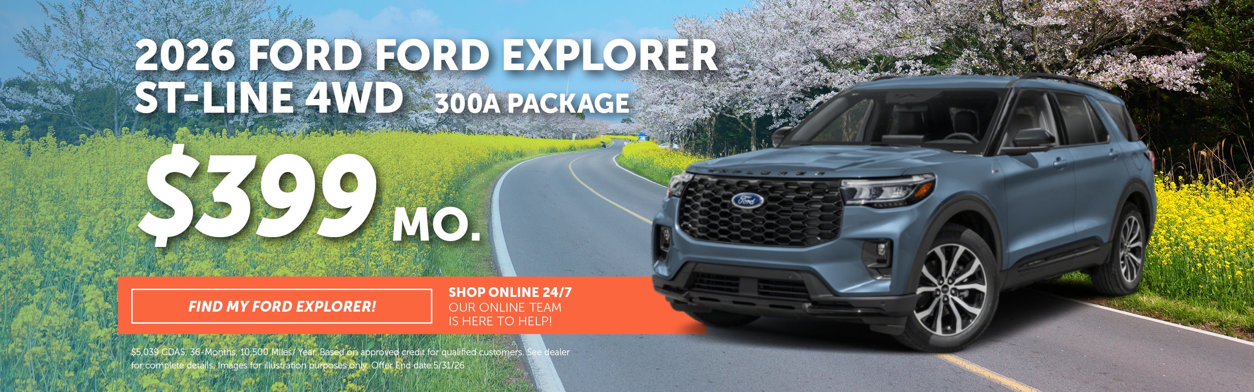 2026 Ford Explorer ST-Line 4WD - May 2026